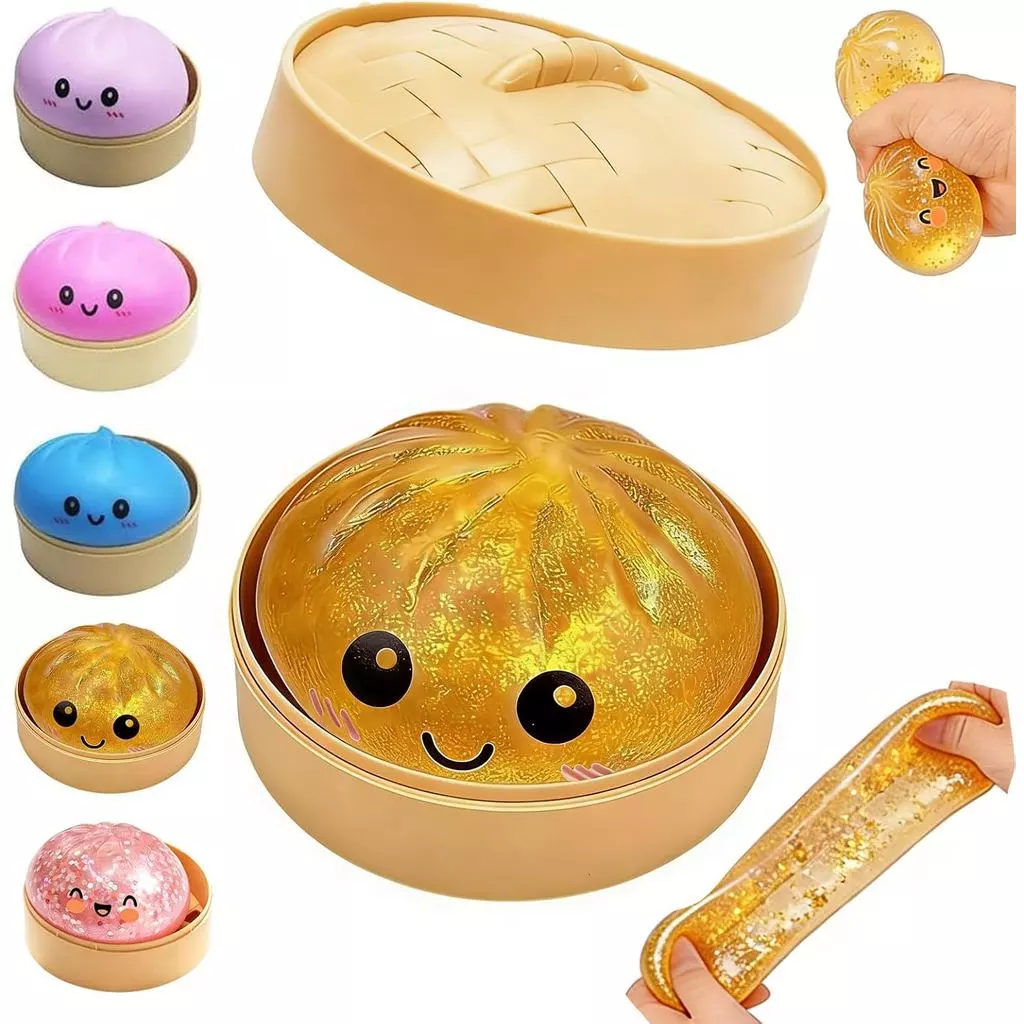 Giant glitter dumpling squishy 1
